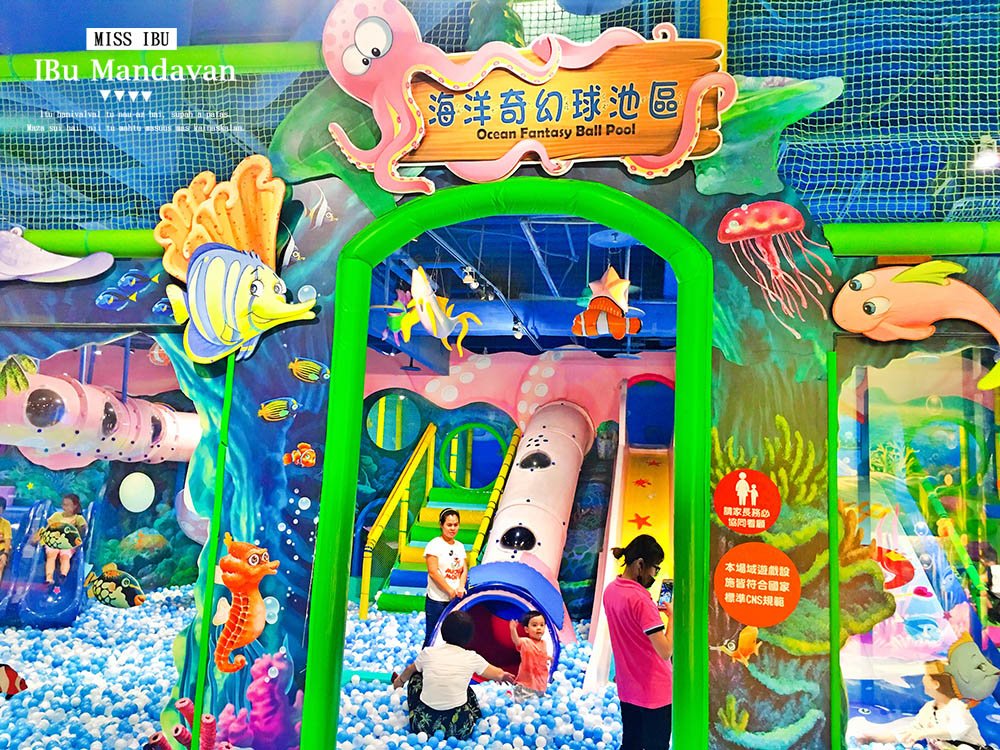 台北親子景點~室內樂園推薦京華城騎士堡-小美人魚的家