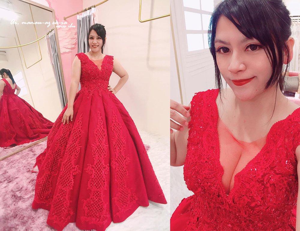 【桃園婚紗】棉花糖女孩婚紗試穿紀錄~桃園中壢艾格斯婚紗禮服殿