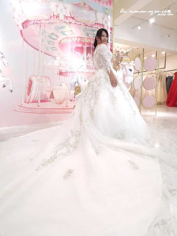 【桃園婚紗】棉花糖女孩婚紗試穿紀錄~桃園中壢艾格斯婚紗禮服殿