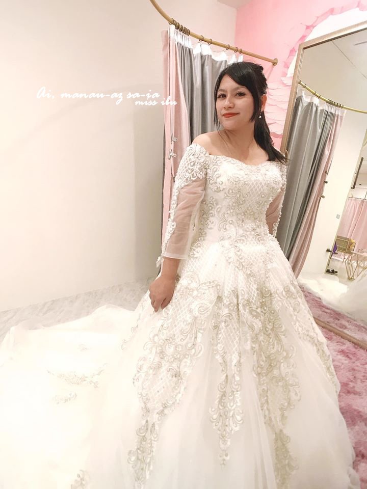 【桃園婚紗】棉花糖女孩婚紗試穿紀錄~桃園中壢艾格斯婚紗禮服殿