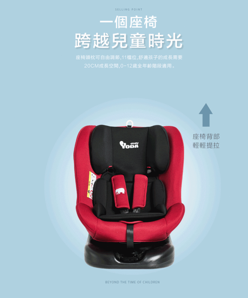 【汽車坐椅推薦】新生兒到12歲一座到底ISO-FIX、360