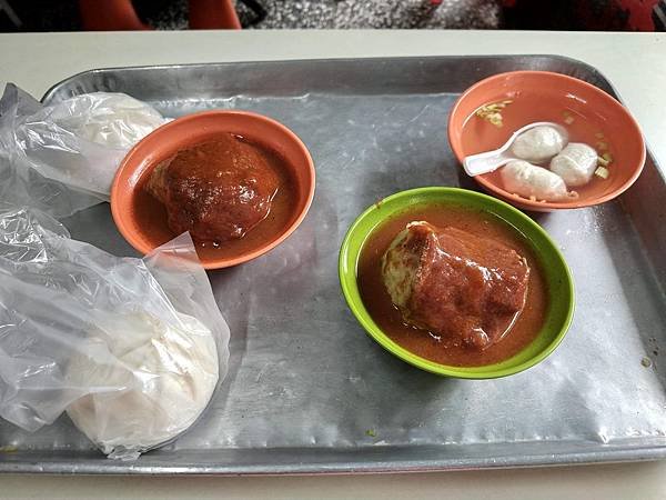 叫我小虎媽【食】【新北市淡水】醬汁濃郁@文化阿給2