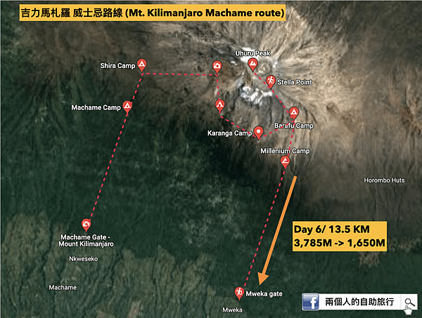 吉力馬札羅山 下山路線.png