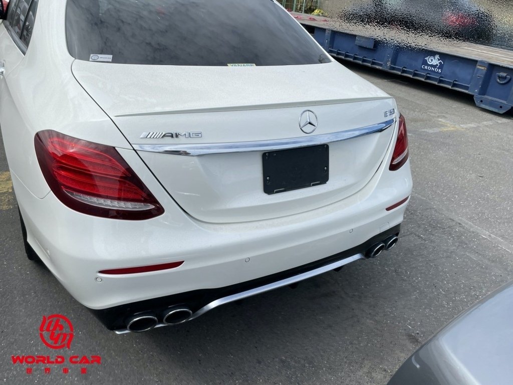 2022年代購AMG E53 Sedan匯車回台，2018日規白色賓士E53中古車推薦找世界車業購買。