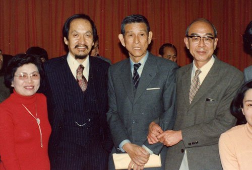 王育德先生與彭明敏先生合影