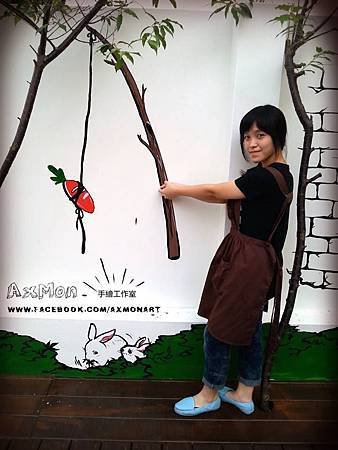 竹山花園廚房壁畫彩繪●AxMon手繪工作室