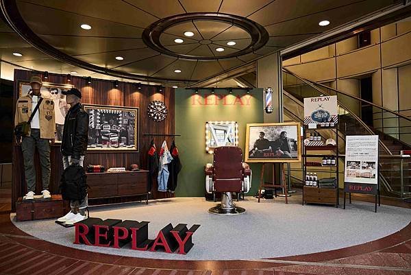 REPLAY期間限定Barber Shop 忠孝Sogo隆