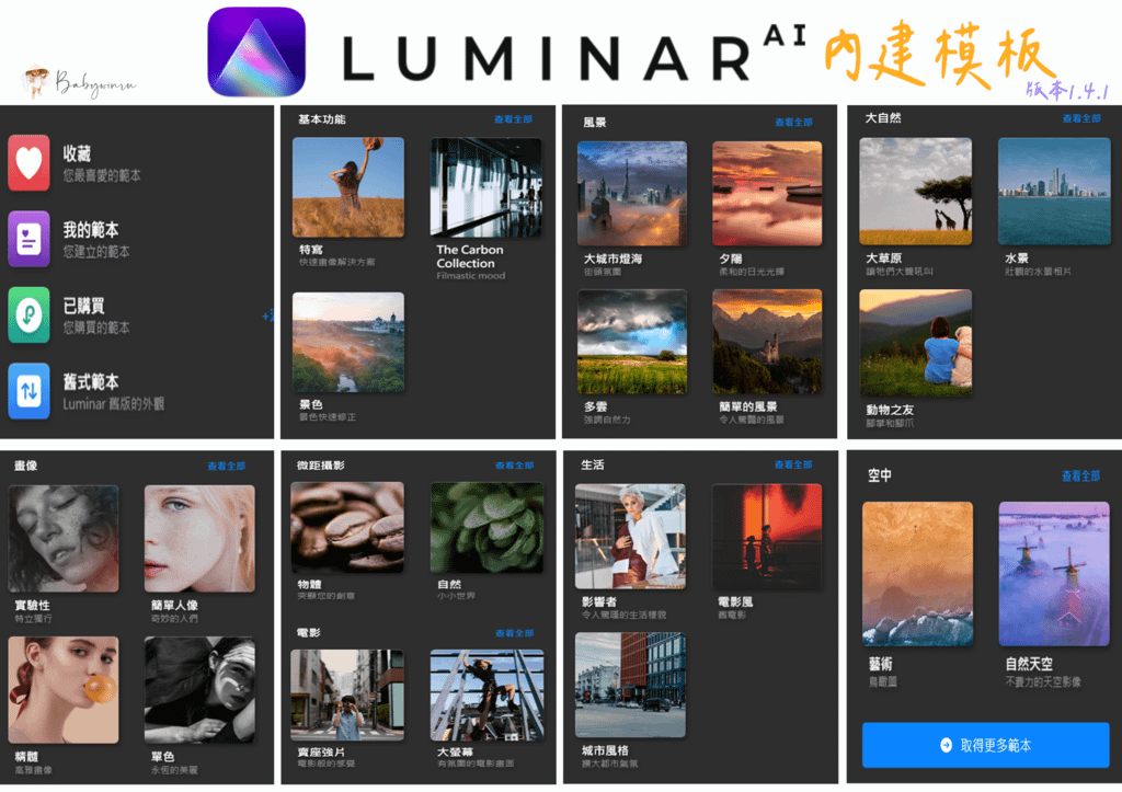 Luminar AI 人工智能修圖神器 一鍵換天空 瘦臉瘦身磨皮 高端大器上檔次1分鐘搞定 修圖新手的超強福音 軟件驚喜分享 (4).png