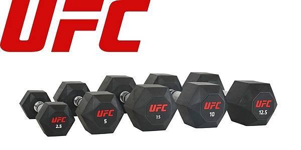 八角形包膠啞鈴/單支(UFC Octagon Dumbbel