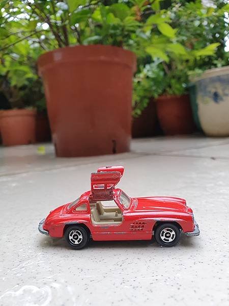 80年代日本製 Tomica 小汽車, 賓士 鷗翼 300SL, Mercedes Benz 300SL, Made in Japan