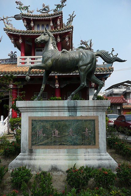 斗六神社的銅馬