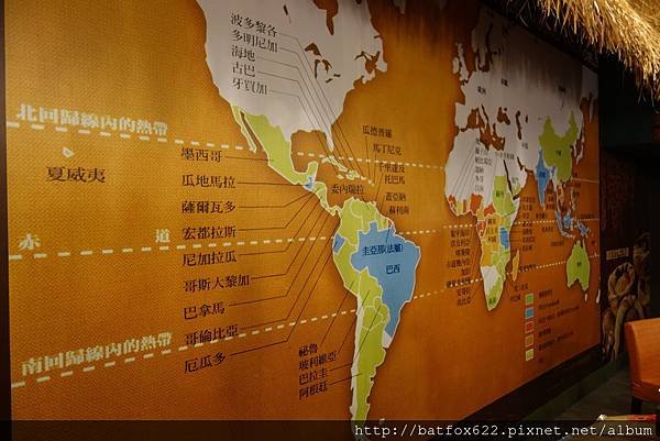 咖啡分布