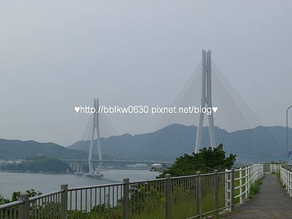 瀨戶內海的斜拉橋