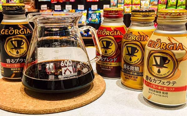|品嚐·日本罐裝飲料|Georgia咖啡 4款日本販賣機飲料