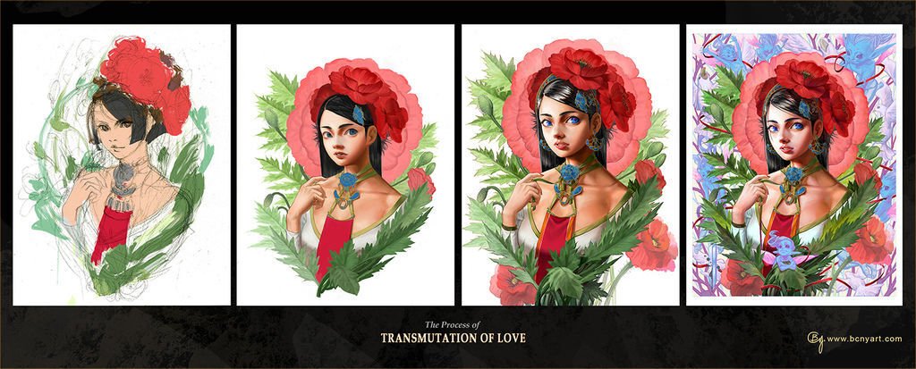 Transmutation of Love_process