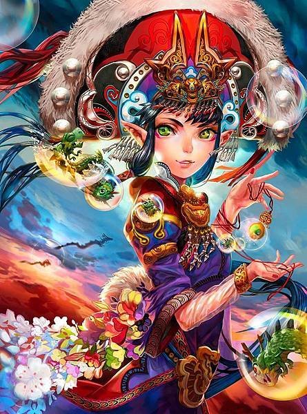 ImagineFX 107 封面- 眾龍之女神