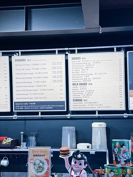 台南美食｜ABC Burger｜美式風格復古漢堡店
