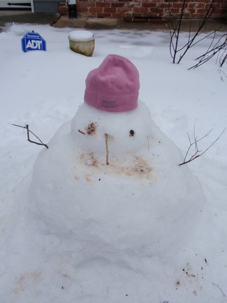 有點殘障的雪人...哈哈