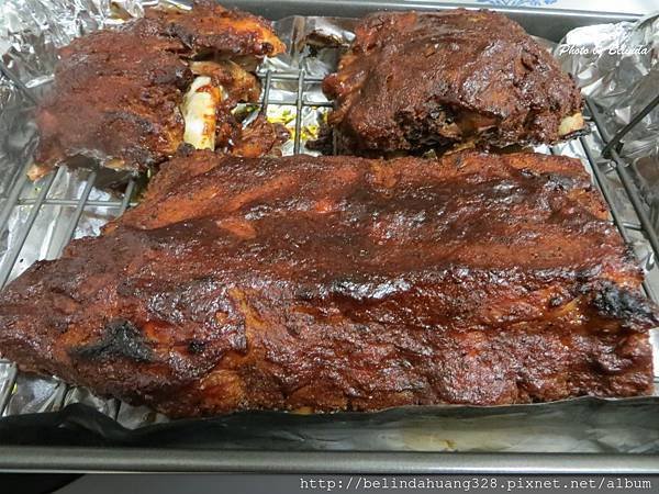 烤箱版的BBQ 豬肋排Baked BBQ Baby Back Ribs5