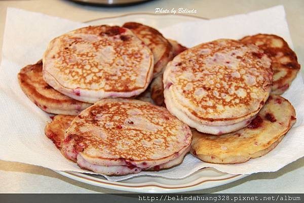 20140416覆盆莓煎餅Raspberry Pancakes~4