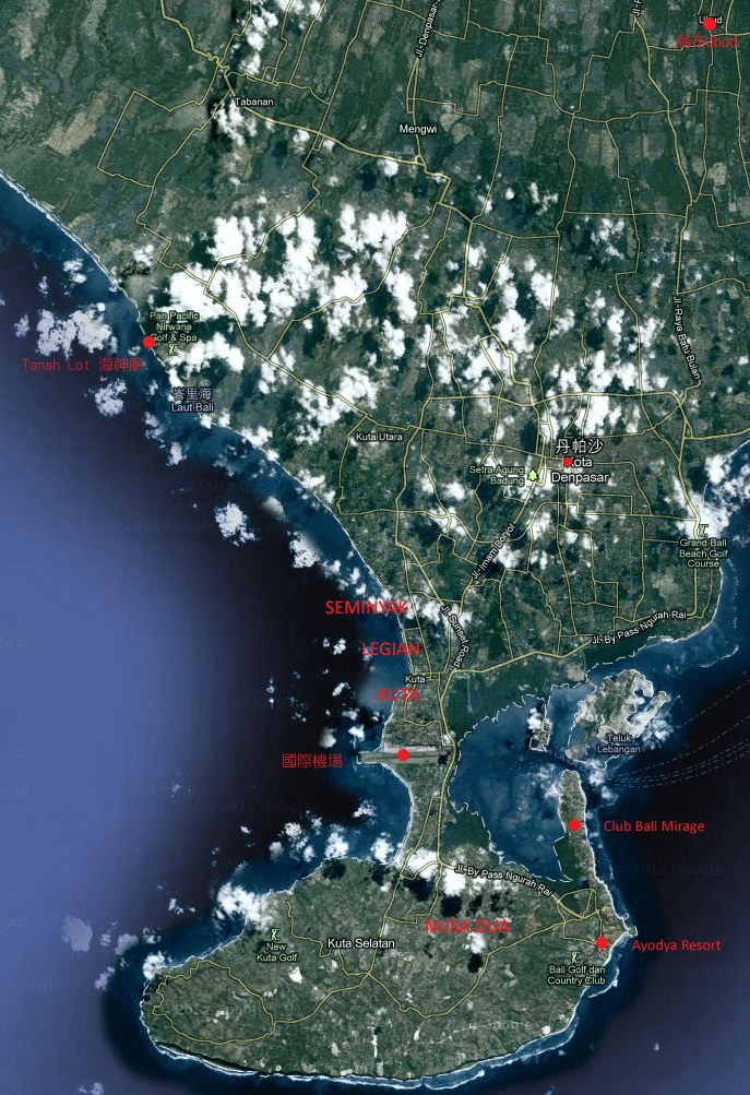 [2013峇里島] 地圖