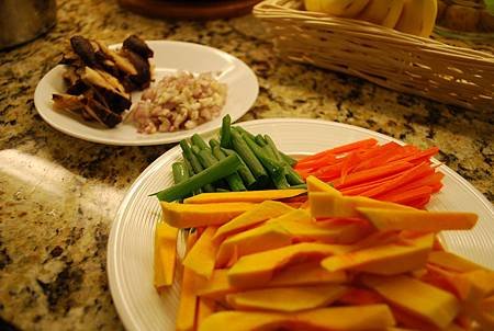 金瓜炒米粉 Fried Rice Vermicelli w/ Pumpkin