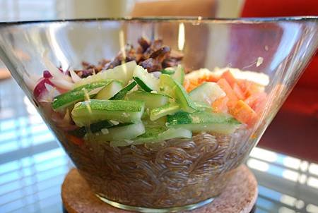 韓式拌冬粉 Korean Style Vermicelli (Chapchae)