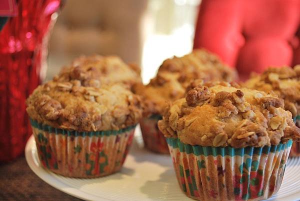 耶誕暖洋洋之蔓越莓蛋奶酒瑪芬 Cranberry Eggnog Muffins