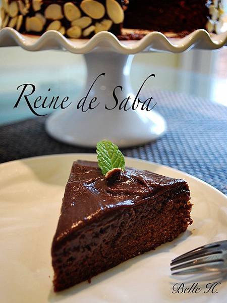 沙巴女王巧克力杏仁蛋糕 Reine de Saba by Julia Child 