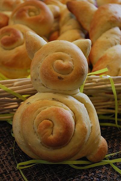 復活節普羅旺斯香草兔兔麵包 Easter Bunny Rolls w/ Herbs de Provence