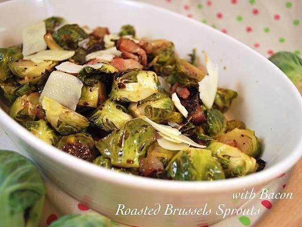 苦甜好味狼牙棒：慢烤球芽甘藍＆甜脆球芽甘藍沙拉 Brussels Sprouts in 2 Ways