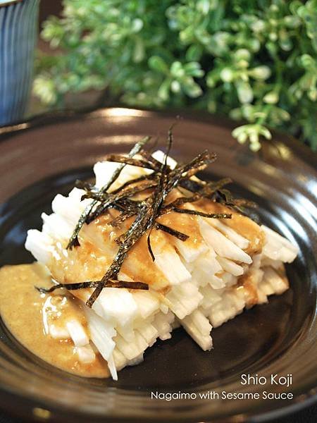 鹽麴芝麻醬拌山藥 Shio Koji Nagaimo with Sesame Sauce