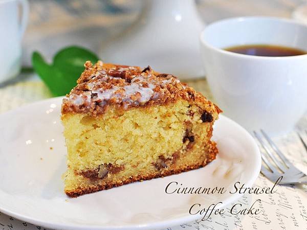 無法抗拒的誘惑：肉桂佐咖啡蛋糕 Cinnamon Streusel Coffee Cake