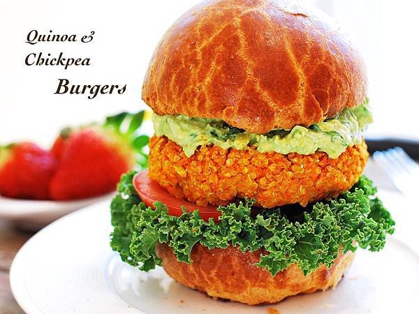 開春歡喜吃健康：藜麥鷹嘴豆漢堡 Quinoa &amp; Chickpea Burgers