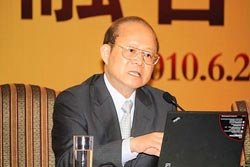 台灣證券交易所董事長薛琦昨天出席海峽論壇「兩岸金融合作與發展研討會」，並發表演說。（記者朱俊哲攝）.jpg