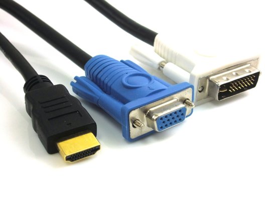 HDMI, VGA, DVI連接投影機的方式