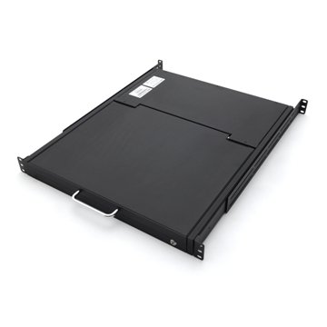 UltraKVM機架型1埠17吋彩色液晶顯示器PS2 KVM電腦切換器