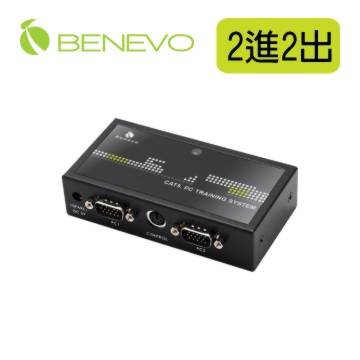 BVAS202: 除了連接電腦輸出到投影機，還可以額外連接一台筆電，可以立即切換進行簡報，讓簡報更有效率