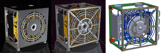 a two-gigapixel prototype camera has been built and is shown below.   This system is capable of a 120 degree circular FOV with 226 microcameras, 38 microradian FOV for a single pixel, and an effective f-number of 2.17.  Each microcamera operates at 10 fps at full resolution.  The optical volume is about 8 liters and the total enclosure is about 300 liters