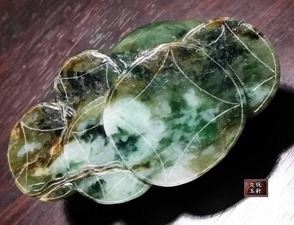 (自藏品) 緬甸翡翠 三色花青大蟾蜍