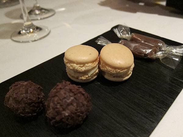 macarons, truffles, and caramel.JPG