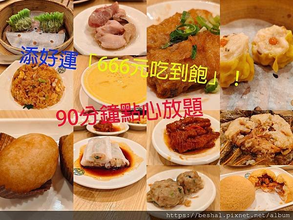 添好運「666元吃到飽」！90分鐘點心放題 主食、蒸點35道