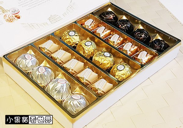 金莎-Ferrero- Rocher-golden gallery-巧克力-機場-機場限定-免稅版-不一樣的金莎-特別的金莎-口味-試吃-開箱-推薦-小黑貓看世界-06.jpg