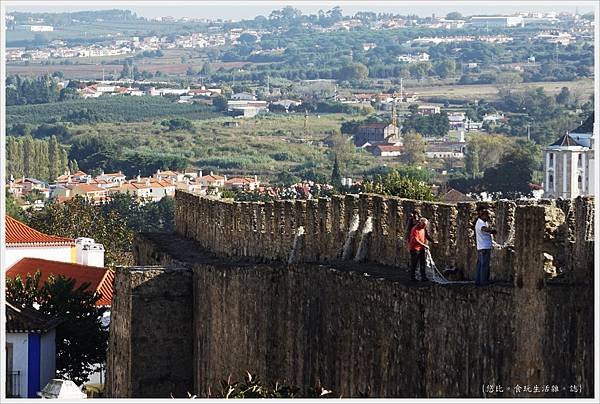 歐比多斯Obidos-17-城牆.JPG