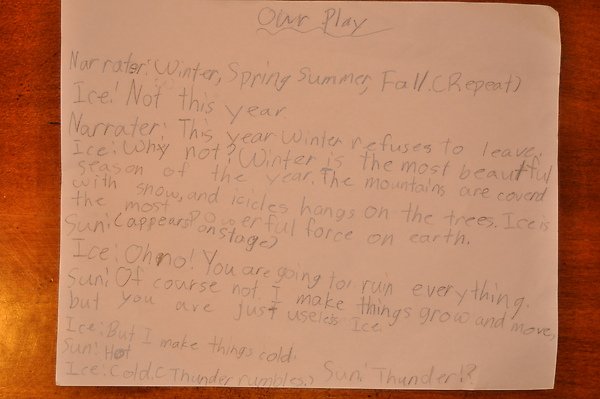 our play