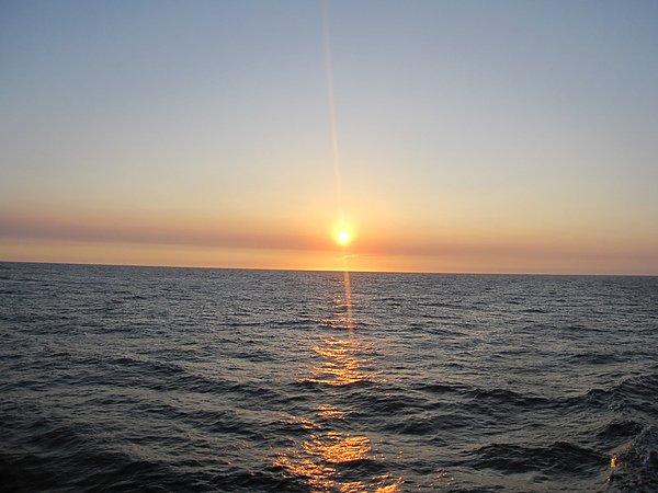 海上夕陽