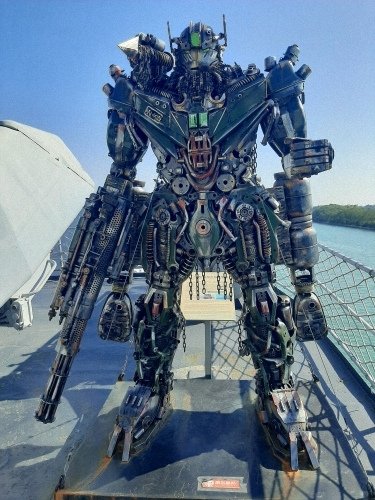 2024 安平定情碼頭-德陽艦園區-鋼鐵機器人創作展