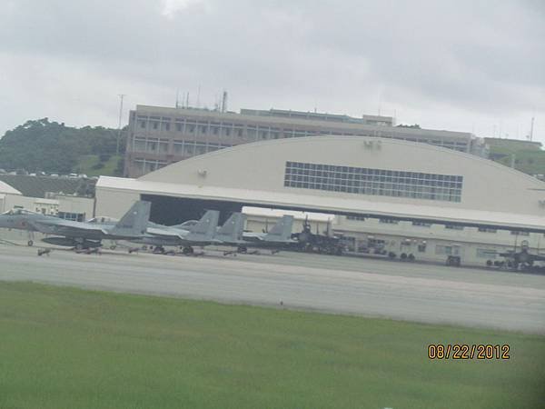 那霸機場的航空自衛隊 F-15