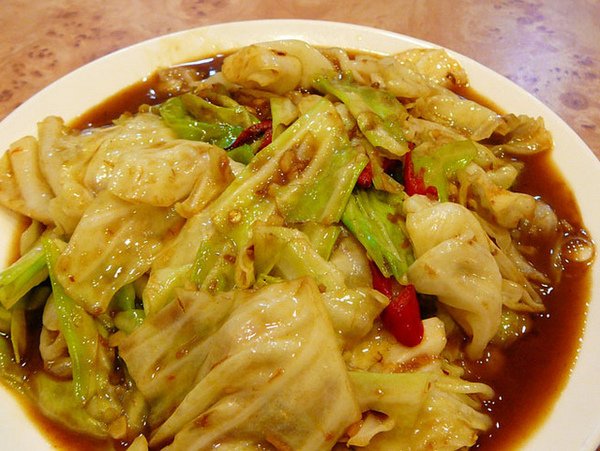 泰陽城-蝦醬高麗菜