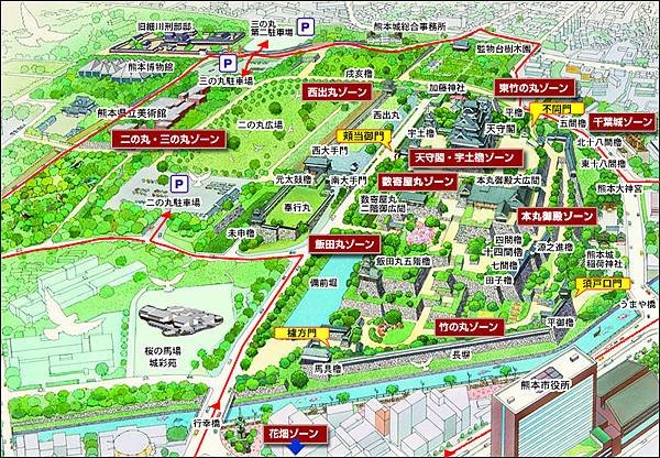 《遊》【熊本】日本三大名城–熊本城